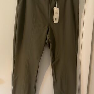 Vince Olive Green Women's Straight Leg Pants